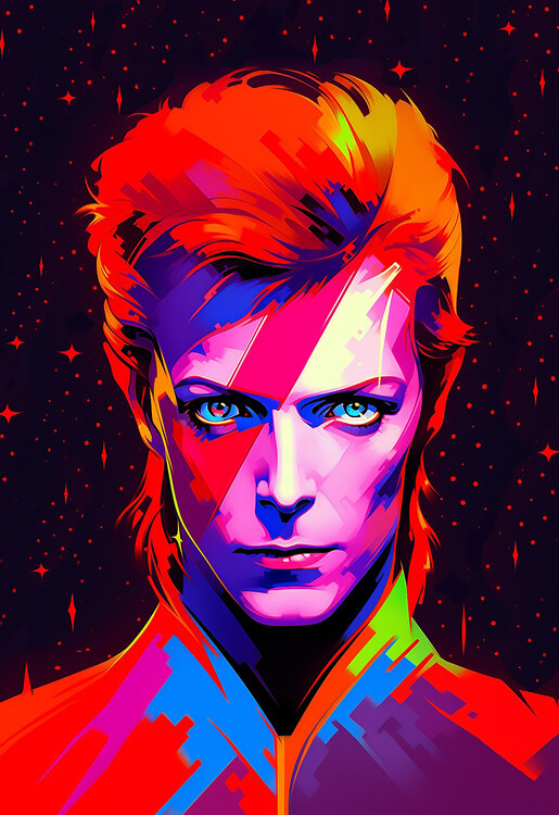 Poster david B portrait poa art