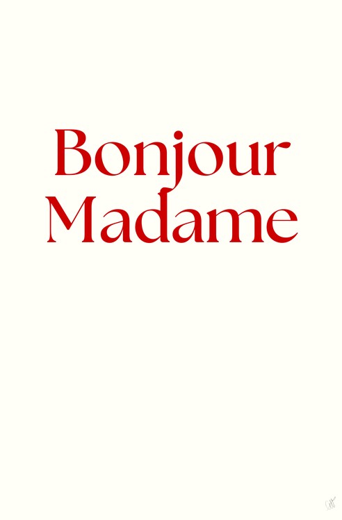 Poster Bonjour No.2