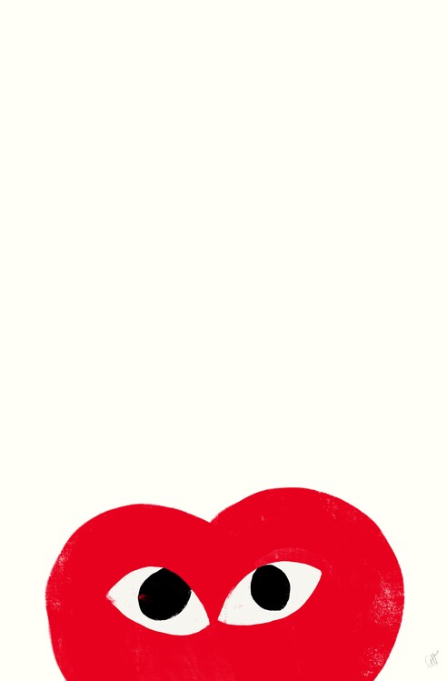 Poster Red Heart