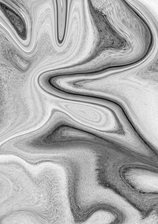 Poster Grey Marble