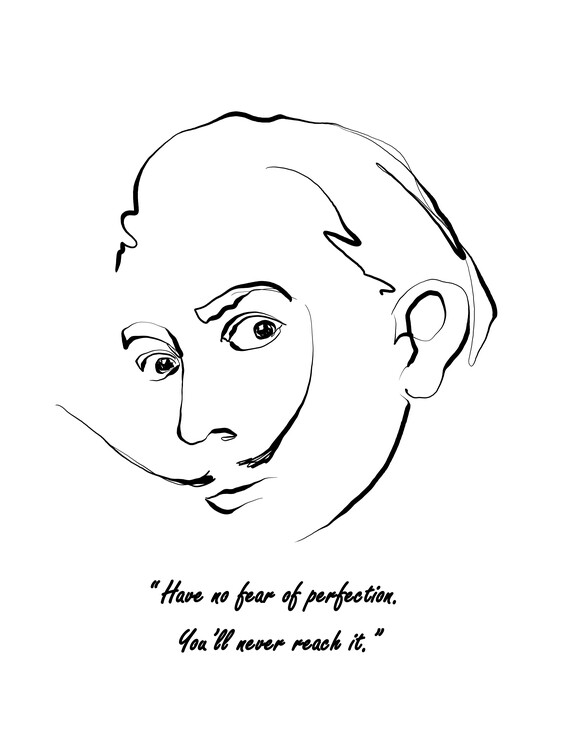 Poster The Surrealist - line drawing