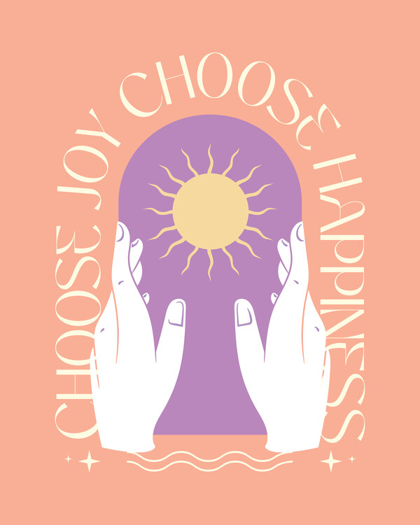 Poster Choose Joy Choose Happiness