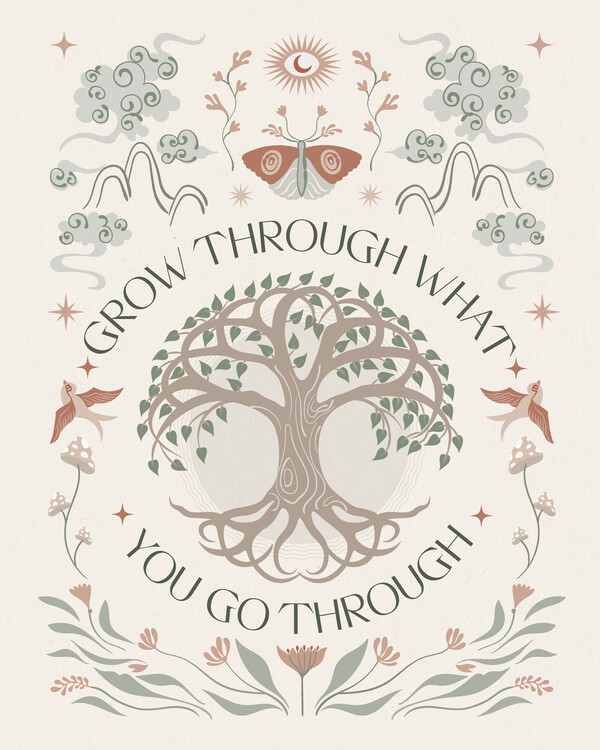 Poster Grow Through
