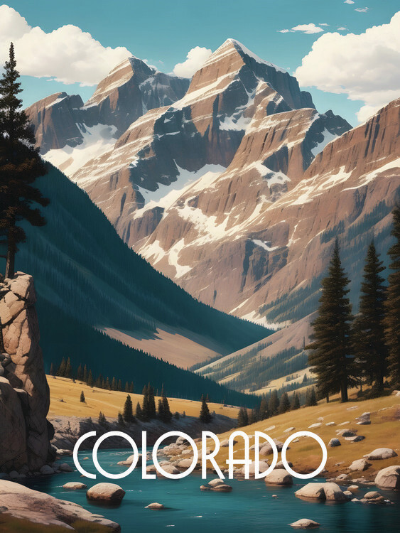 Plakát Colorado Wilderness