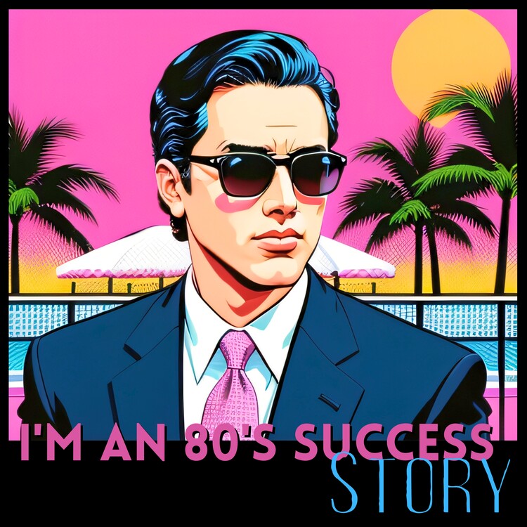 Плакат I'm an 80s Success Story