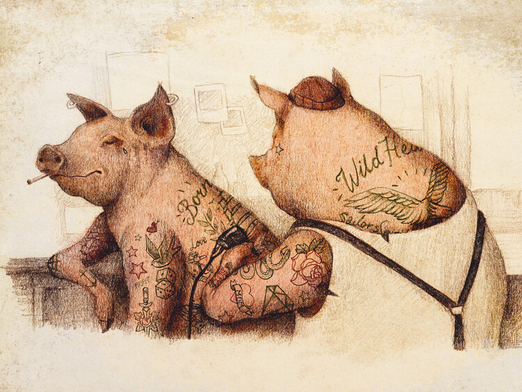 Poster Ink and oink