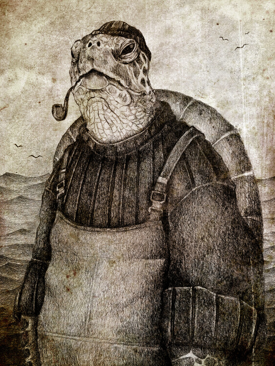 Poster Lightkeeper b/w