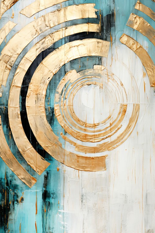 Poster ABSTRACT ART Sun