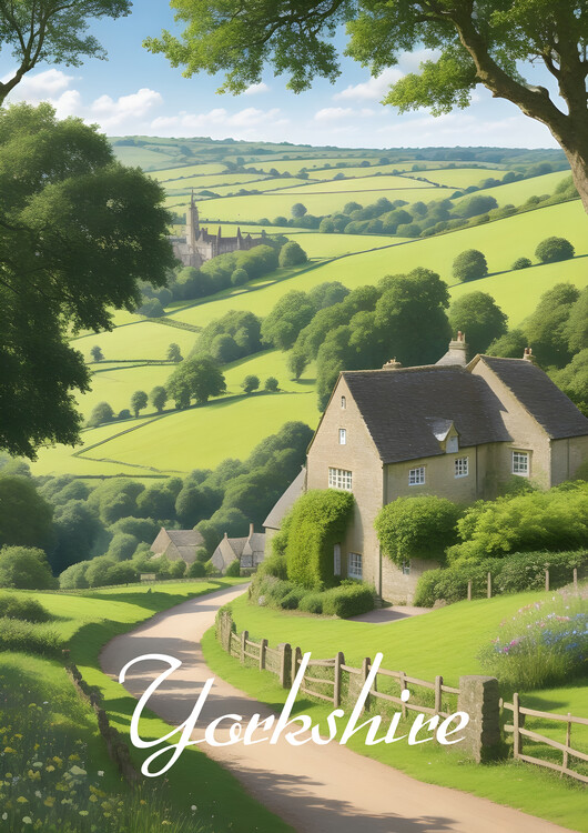 Poster Yorkshire Countryside