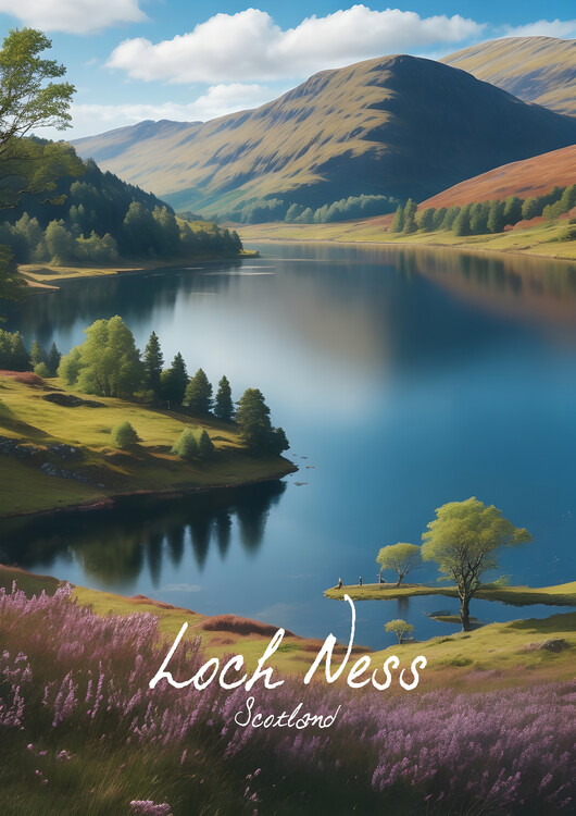 Poster Loch Ness Scotland