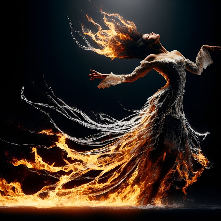 Canvas Print tanečnice 1