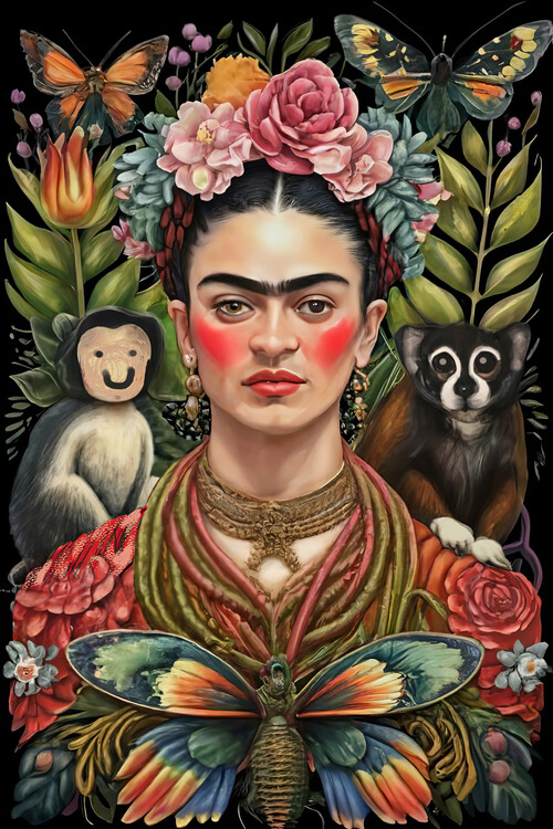 Poster Frida Kahlo surrealism