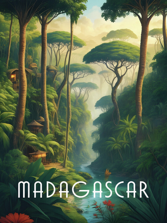 Poster Madagascar Jungle