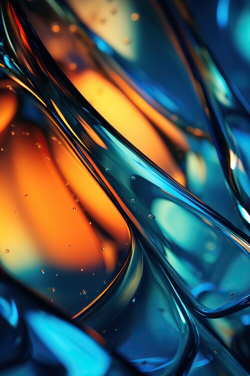 Плакат Colored glass background