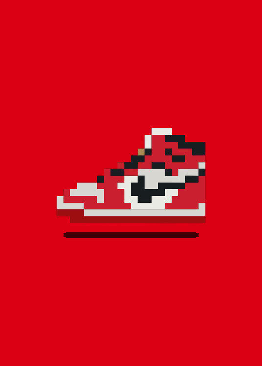 Αφίσα pxl sneakers red