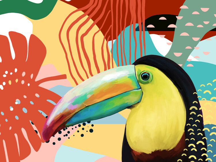 Poster Toucan - Tropical Symphony