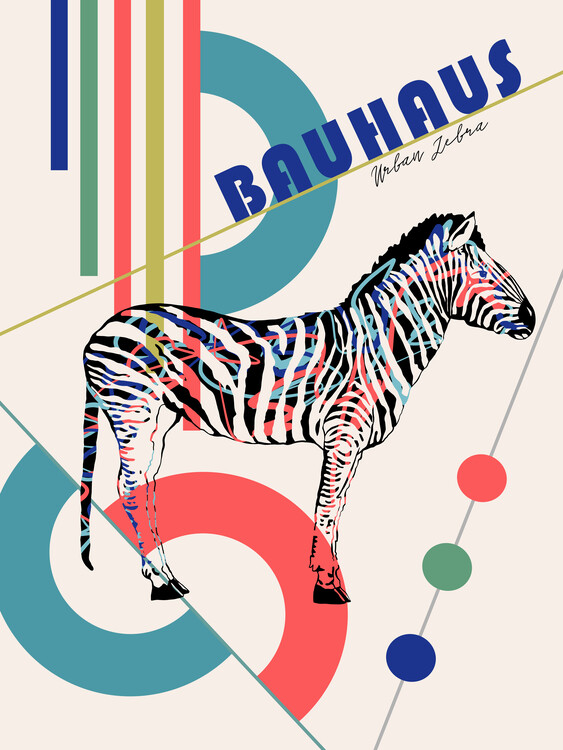 Poster Urban Zebra