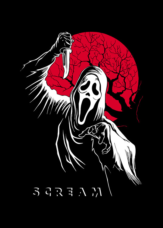 Juliste Halloween Scream - Horror movie