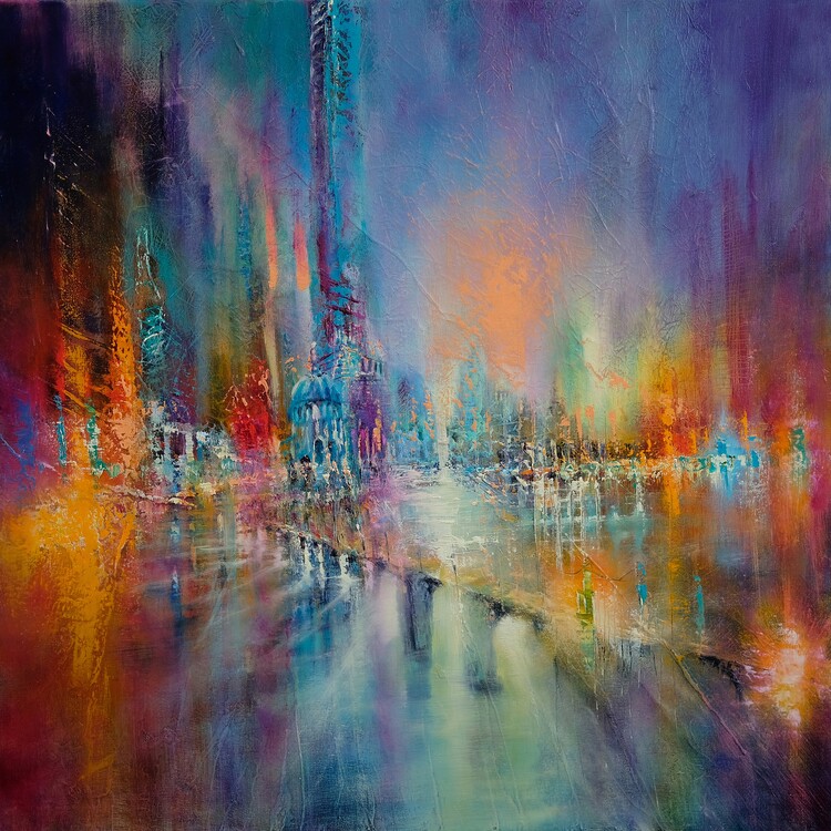Póster Lights in the city