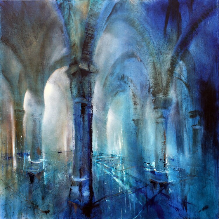 Póster The pillared hall