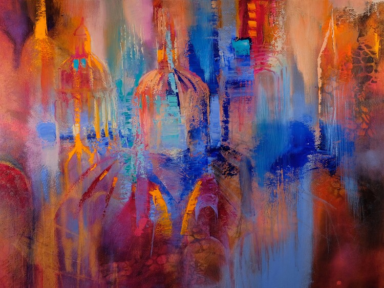 Poster Above the roofs