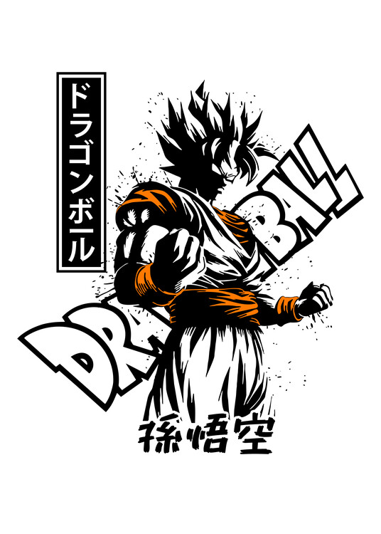 Plakat Goku - Dragon Ball