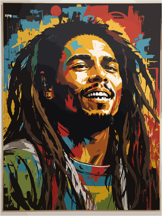 Canvas Print Musician portrait