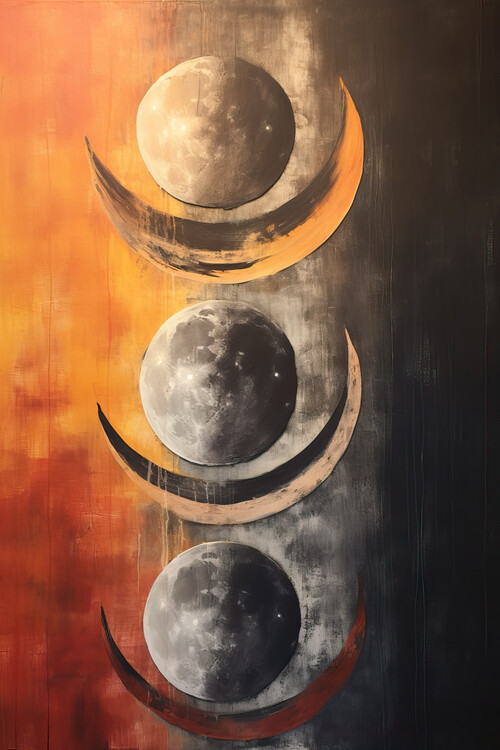 Poster Abstract background with golden tones