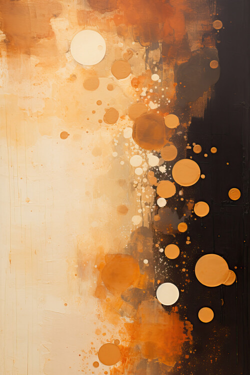 Plakát Abstract background with golden tones
