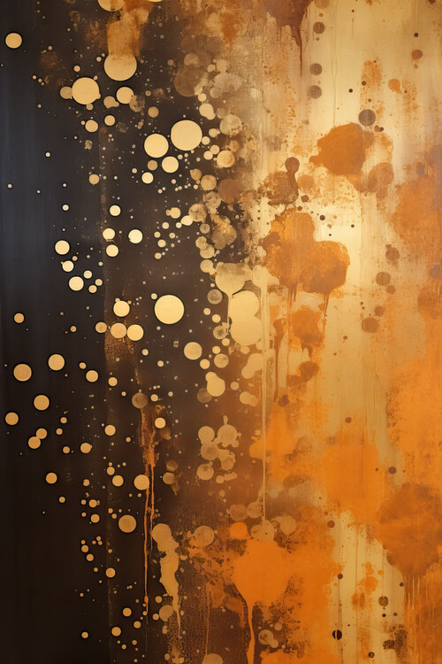 Poster Abstract background with golden tones