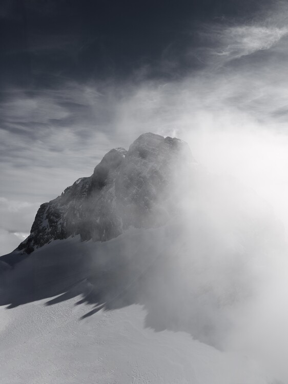 Poster Moutnain in the clouds