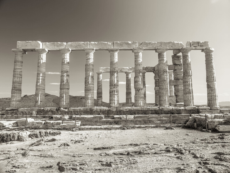 Juliste Majestic Temple of Poseidon