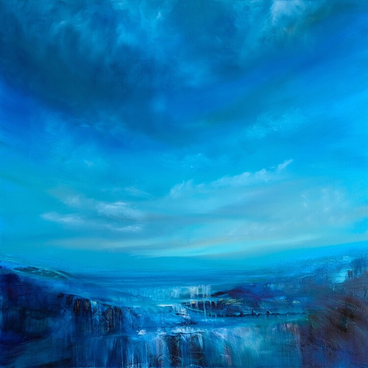 Plakát Blue wide