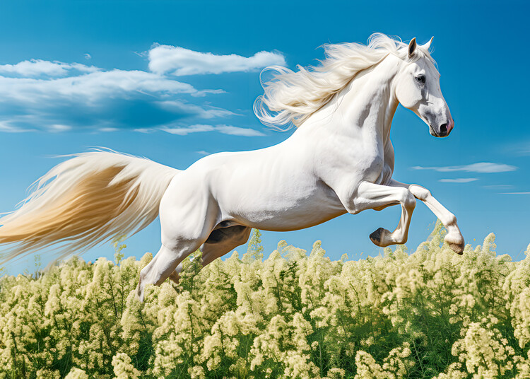 Poster Horse Run