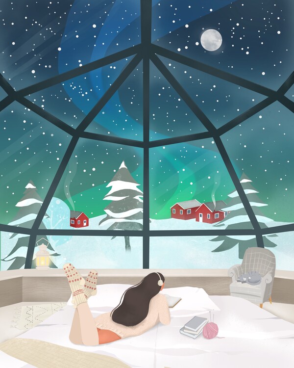 Poster Lapland Winter, Finland