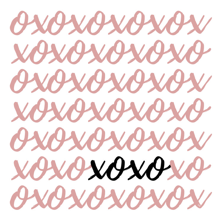Poster Kiss me XOXO