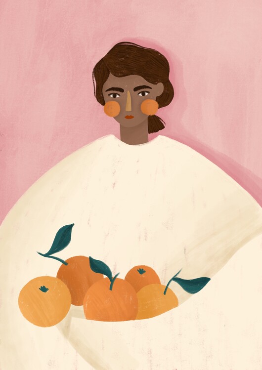 Poster The Woman With the Oranges