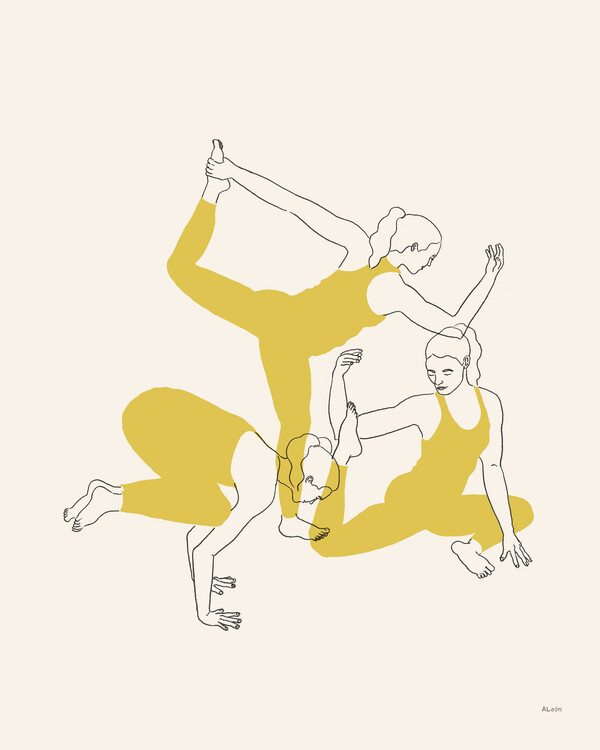 Canvas Print Yoga revolution