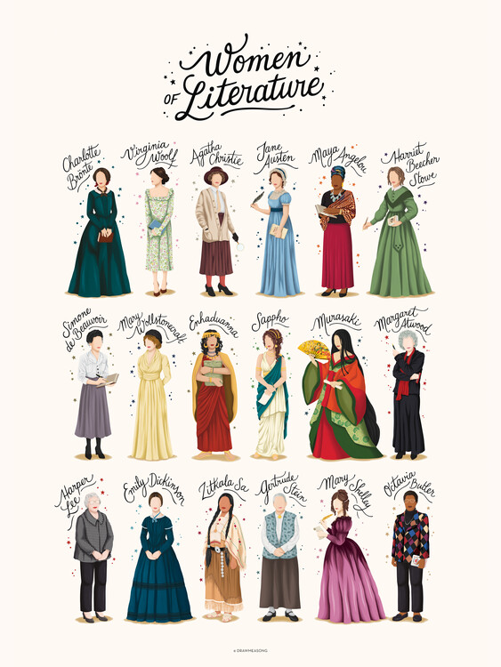 Poster Women of Literature