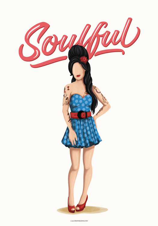 Tableau sur toile Amy Soulful