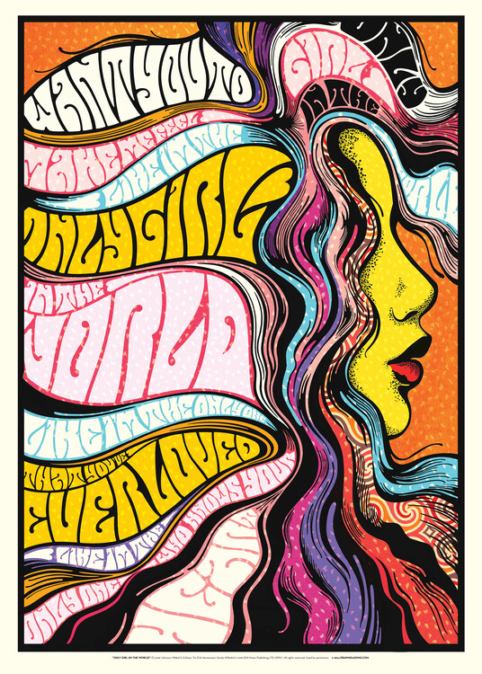 Canvas Print Only Girl in the World