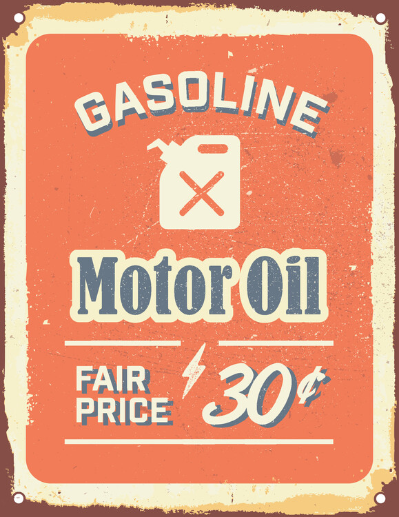 Poster Motor Oil