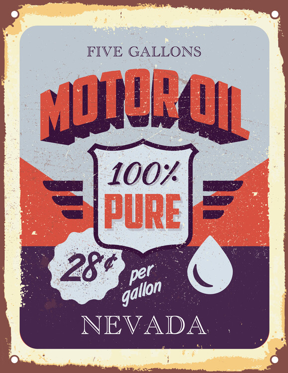 Poster Nevada Oil