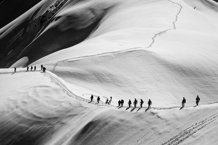 Tablou pe pânză On hikking tracks