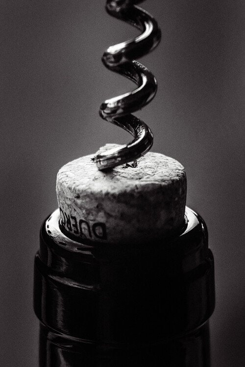 Canvas Print Wine 002 Baw