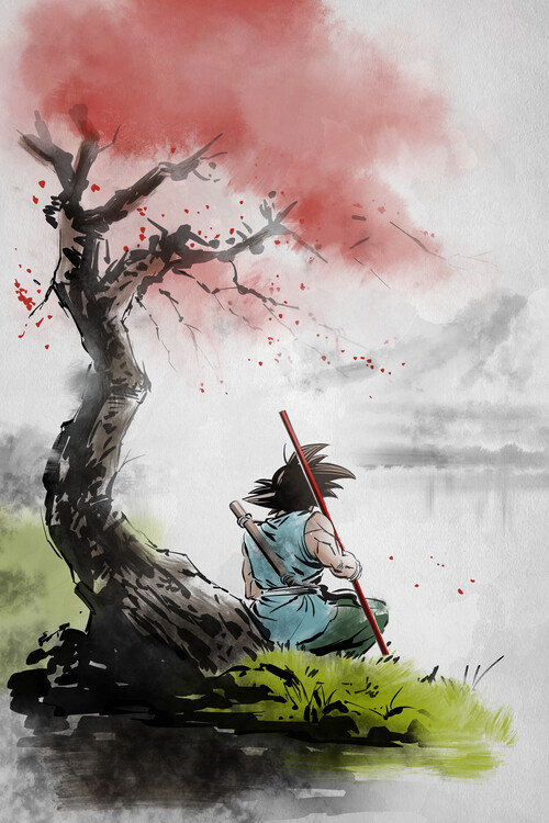 T-shirt Warrior under the tree