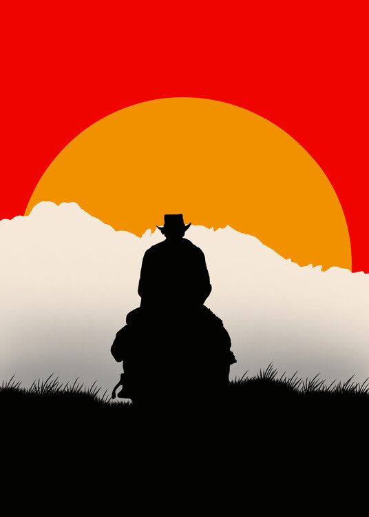 Canvas Print Western Cowboys