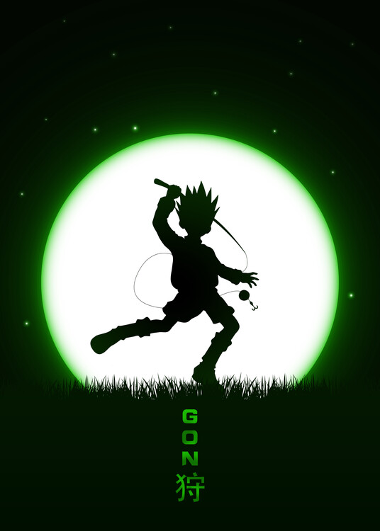 Poster Gon Hunter Moon