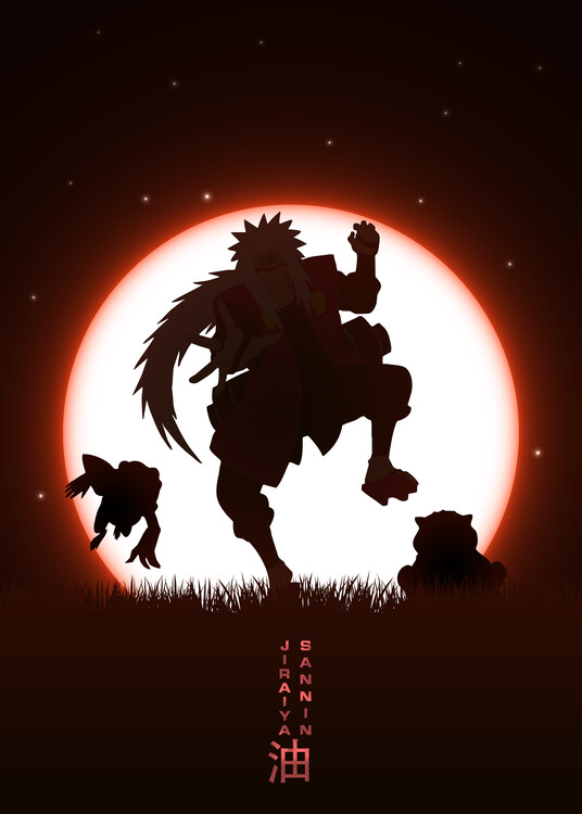 Poster Jiraiya Moon