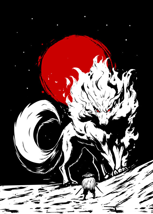 Poster Samurai Warrior